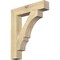 Ekena Millwork Balboa Block Rough Sawn Bracket, Douglas Fir, 4"W x 22"D x 26"H BKT04X22X26BOA05RDF - alternate 1